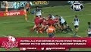 video rugby Reds vs Brumbies Scoring Plays